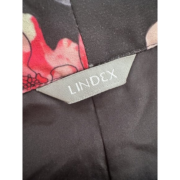 Lindex Kimono Jacket Black Floral Boho - Picture 2 of 9